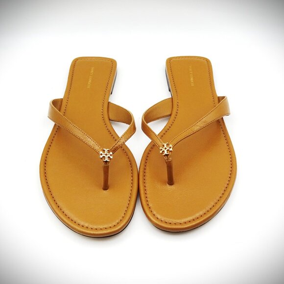 TORY BURCH Capri Medallion Flip Flop Sandals Size 9M - Picture 4 of 7